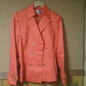Orange and gold suit jacket